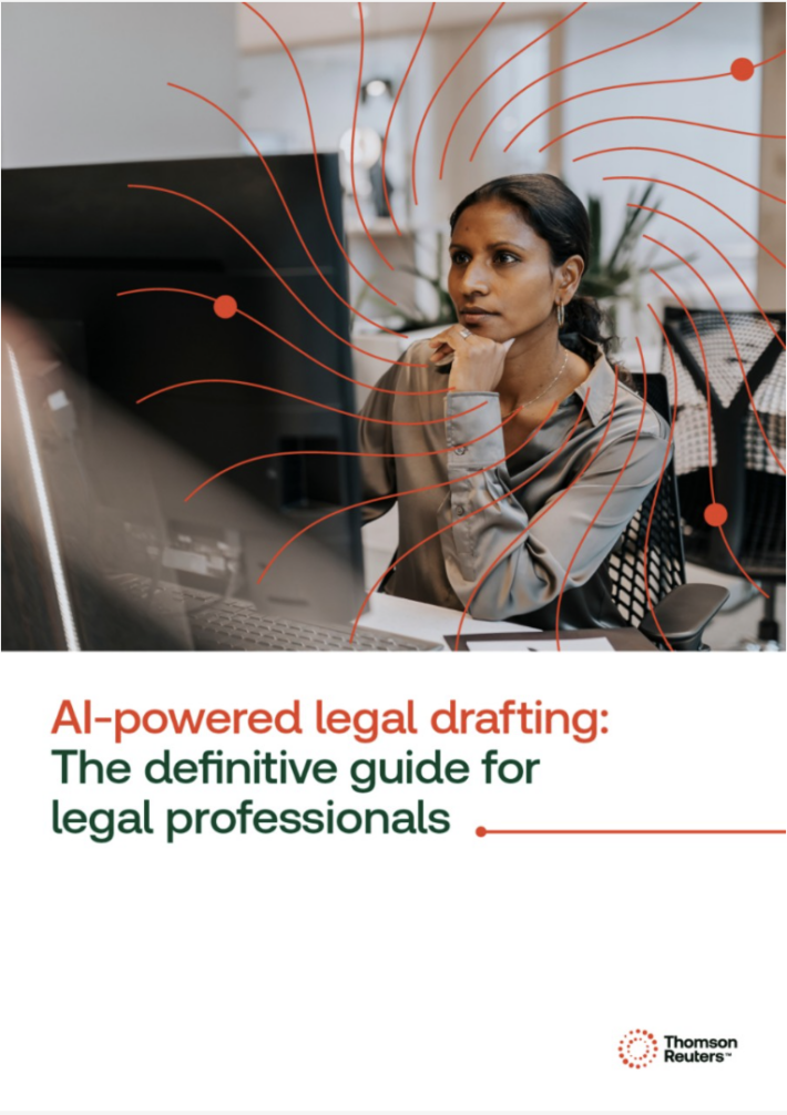 White paper cover image with woman looking at computer screen