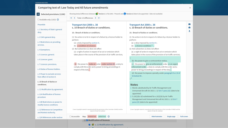 Legislation Compare Tool & Divergence Tracker screenshot