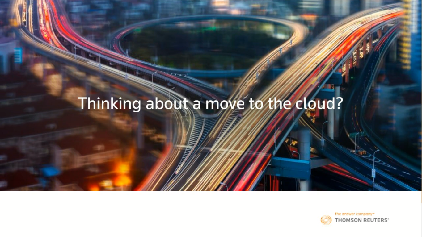 Exploring a move to Cloud