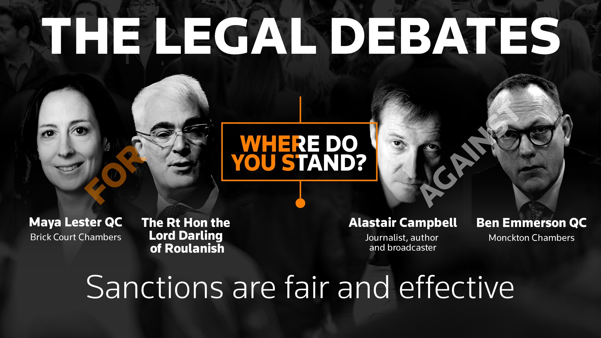 The Legal Debates: Sanctions are fair and effective