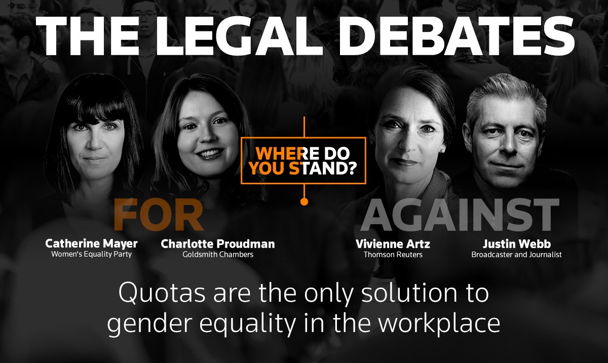 Quotas are the only solution to gender equality in the workplace